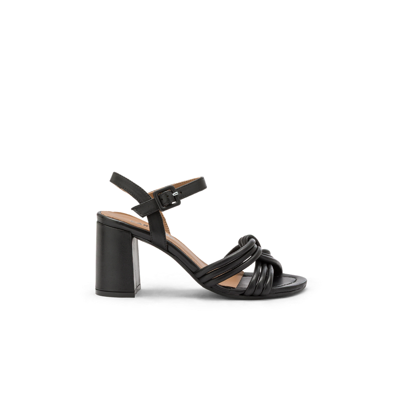 CARMENS sandalo donna pelle nero A55304 RENEW TWIST 100% pelle