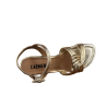 CARMENS sandalo donna pelle platino A55304 RENEW TWIST 100% pelle