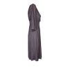 FEELING by JUSTMINE abito svasato arancio/acqua/viola  E2807 6103 KAFTANO CORTO MADE IN ITALY