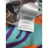 FEELING by JUSTMINE abito svasato acqua/arancio/viola  E2699 6102 ABITO MIDI MADE IN ITALY