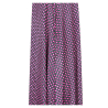 FEELING by JUSTMINE flared dress aqua/burgundy/fuchsia E2699 6103 MIDI DRESS MADE IN ITALY