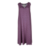 FEELING by JUSTMINE flared dress aqua/burgundy/fuchsia E2699 6103 MIDI DRESS MADE IN ITALY