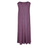 FEELING by JUSTMINE flared dress aqua/burgundy/fuchsia E2699 6103 MIDI DRESS MADE IN ITALY