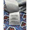 FEELING by JUSTMINE flared dress light blue/multicolor E2699 6101 MIDI DRESS MADE IN ITALY