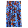 FEELING by JUSTMINE flared dress light blue/multicolor E2699 6100 MIDI DRESS MADE IN ITALY