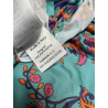 FEELING by JUSTMINE long dress floral pattern aqua/multicolor E2772 6100 MADE IN ITALY