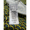 FEELING by JUSTMINE women's flared dress patterned brown/yellow/green E2736 6106 MADE IN ITALY