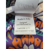 FEELING by JUSTMINE women's flared dress purple/multicolor E2736 6104 MADE IN ITALY