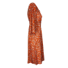 JUSTMINE beige/orange women's dress E2790 1144 SHORT KAFTAN MADE IN ITALY