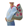 MOLLY BRACKEN Bag Woven Basket, rectangular and rigid