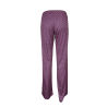 FEELING by JUSTMINE women's trousers jersey aqua/burgundy/fuchsia E2624 6103 MADE IN ITALY