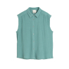INDI&COLD camicia donna giada garza di cotone dietro jersey  SK355.LORE 100% cotone
