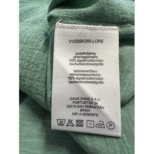 INDI&COLD camicia donna giada garza di cotone dietro jersey  SK355.LORE 100% cotone