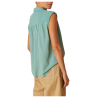 INDI&COLD camicia donna giada garza di cotone dietro jersey  SK355.LORE 100% cotone