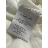 INDI&COLD camicia donna ecru ricami neri BK246.LORE 100% cotone sostenibile