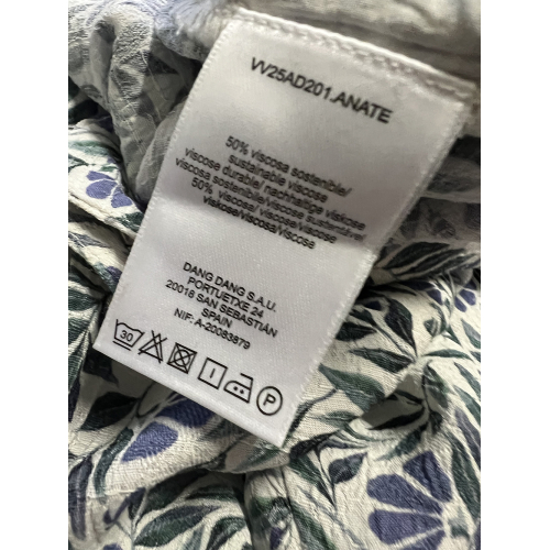 INDI&COLD pantalone donna fantasia floreale ghiaccio/azzurro AD201.ANATE