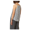 INDI&COLD top donna all’americana fantasia floreale ghiaccio/azzurro AD202 50% viscosa sostenibile 50% viscosa