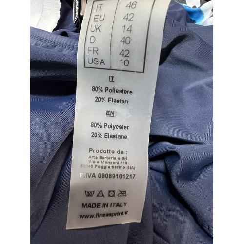 LINEA SPRINT costume donna 2 pezzi coppa D 1137D MADE IN ITALY