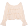 Nüd by NEKANE blusa donna ecru SAKET 80% rayon 20% poliammide