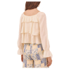 Nüd by NEKANE blusa donna ecru SAKET 80% rayon 20% poliammide