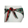 JUSTMINE bikini fascia foderata double-face verde/rosa/bordeaux B2770 1136 MADE IN ITALY