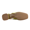 LUCREZIA D’ALTAVILLA slingback donna lime accessorio dorato 2025 MADE IN ITALY