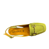 LUCREZIA D’ALTAVILLA slingback women lime golden accessory 2025 MADE IN ITALY