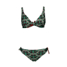 JUSTMINE bikini vela double-face coppa C fantasia floreale B2699C 1136 MADE IN ITALY