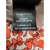 JUSTMINE bikini vela double-face coppa C fiori beige/arancio B2699C  1144 MADE IN ITALY