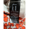 JUSTMINE bikini vela double-face coppa C fiori beige/arancio B2699C  1144 MADE IN ITALY