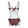 JUSTMINE bikini vela double-face coppa C amarena/rosa/verde B2699C 1167 MADE IN ITALY