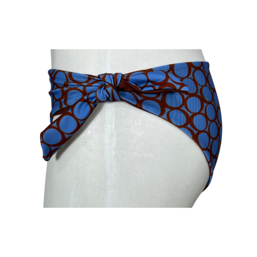 JUSTMINE bikini vela double-face coppa C azzurro/mattone B2699C 1140  MADE IN ITALY