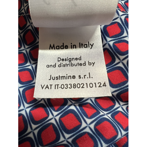 FEELING by JUSTMINE bikini double-face coppa C blu/rosso/bianco B2848C 6103 MADE IN ITALY