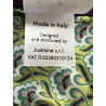 FEELING by JUSTMINE double-face bikini cup C green/lime pattern B2848C 6101 MADE IN ITALY