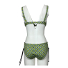 FEELING by JUSTMINE bikini double-face coppa C  fantasia verde/lime B2848C 6101 MADE IN ITALY