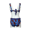 FEELING by JUSTMINE double-face bikini cup C light blue/multicolor B2627C 6100 MADE IN ITALY