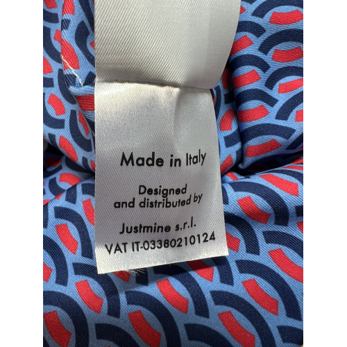 FEELING by JUSTMINE bikini double-face coppa C azzurra/multicolor B2627C 6100 MADE IN ITALY