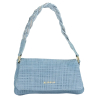 ALMALA mini bag suede effect mesh MIA 100% leather MADE IN ITALY