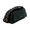 ALMALA mini bag suede effect mesh MIA 100% leather MADE IN ITALY