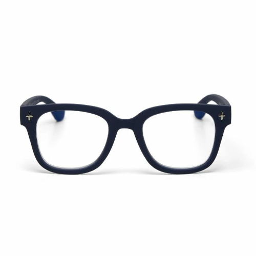OKKIA occhiale da lettura Giovanni blu midnight + MagMask