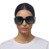 OKKIA women's pre-assembled Butterfly ANNA sunglasses with soft touch frame and overlap lenses.