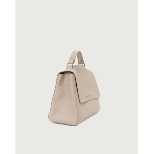 ORCIANI Sveva Soft small shoulder bag in clay leather B01999 MADE IN ITALY