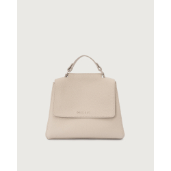 ORCIANI Sveva Soft small shoulder bag in clay leather B01999 MADE IN ITALY