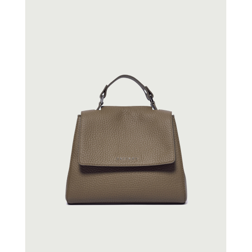 ORCIANI Sveva Soft small shoulder bag in kiwi leather B01999 MADE IN ITALY