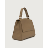 ORCIANI Sveva Soft Medium leather shoulder kiwi bag BT2006 MADE IN ITALY