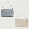 ORCIANI Borsa a spalla Nana Soft in pelle martellata con tracolla B02176 MADE IN ITALY