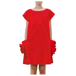 MEIMEIJ abito donna svasato M5EA53 100% cotone MADE IN ITALY