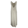 OPIFICIO NEIRAMI jumpsuit natural back neckline black stripe OP23RF MADE IN ITALY