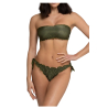 WIKINI bandeau bikini lined lurex plain FRU FRU BANDEAU MADE IN ITALY
