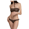 WIKINI bikini a fascia foderato lurex unito FRU FRU FASCIA MADE IN ITALY